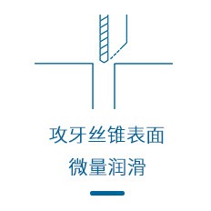 攻牙丝锥表面涂油